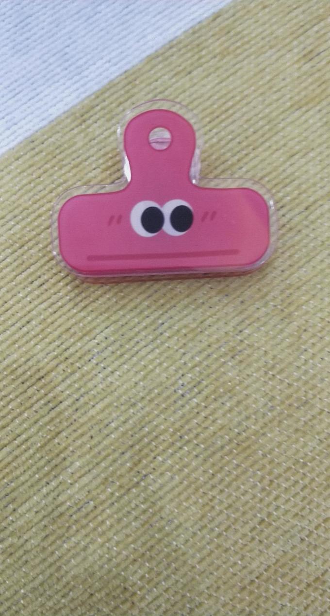 卡通少女心亚克力夹子来啦~少女手帐学习!_什么值得买