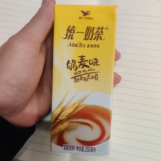 经典麦香浓郁的统一奶茶