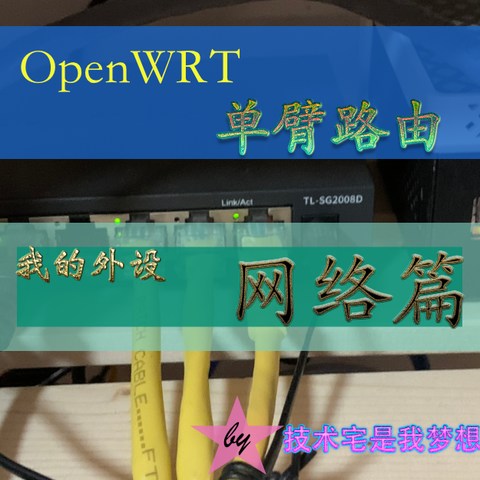 我在宿舍的网络外设篇 & OpenWRT 单臂路由