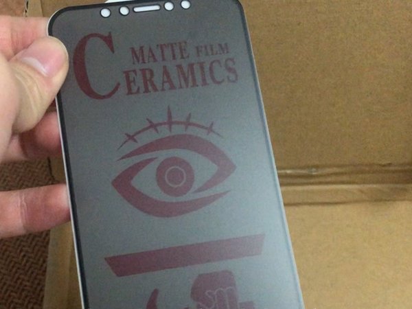 磨砂材质的防窥陶瓷膜