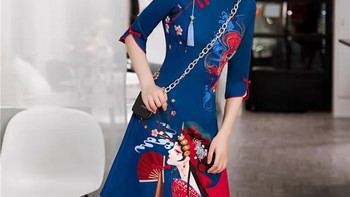 蚀骨旗袍2022年春季新款中国风改良版复古日常可穿国潮连衣裙优雅