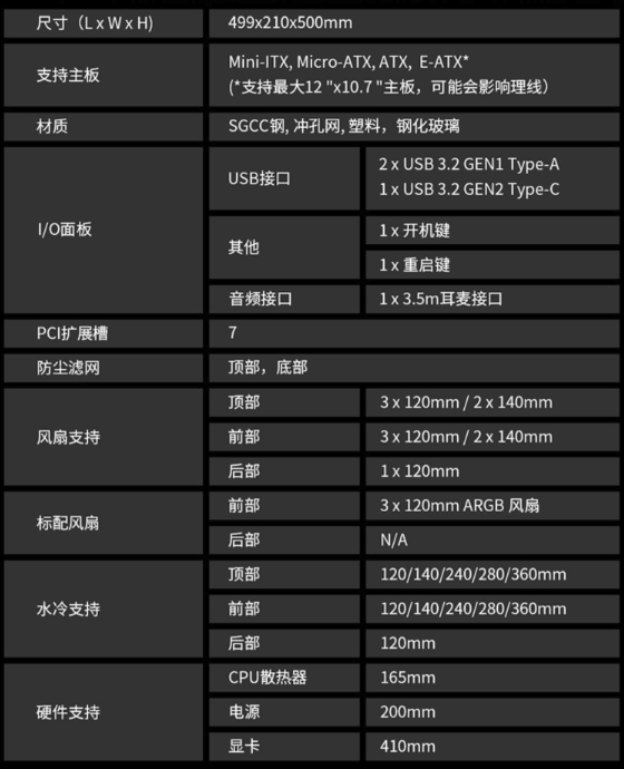 酷冷至尊推出 TD500 MESH V2 机箱：硬盘笼可拆卸、支持E-ATX主板