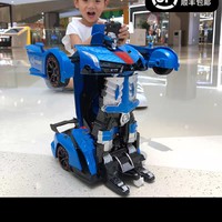 感应变形遥控车充电版汽车变身玩具车金刚机器人儿童玩具男孩赛车