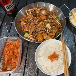 网上买的韩式泡菜用来炒蟹还不错