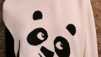 毛衣控 篇八十八：可可爱爱又一年，功夫熊猫套头羊毛衫