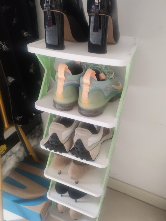 SAMEDREAM鞋架怎么样 简易鞋架轻松解决门口杂乱_什么值得买