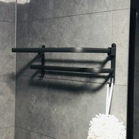 浴室好物枪~灰色毛巾挂架