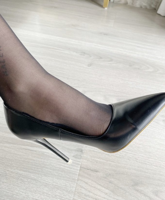 bigtree女士单鞋怎么样 黑色高跟鞋永不过时!_什么值得买