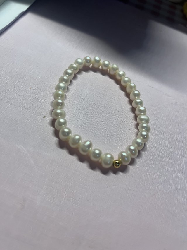 DIY珍珠手串真的好爱吖