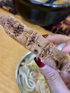 浓浓巧克力味道的华夫饼