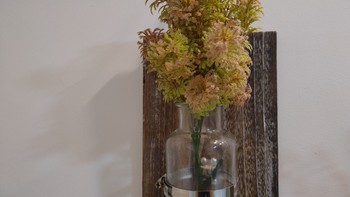 个性家居装饰：壁挂水培花瓶花盆