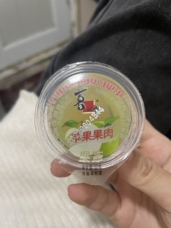 第一次见苹果果肉的果冻