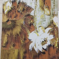 家居看我的 篇一：超具现代艺术风格的屏息中国风莲花画。