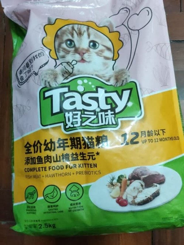 适口性：家里的猫咪非常喜欢因为这个猫粮