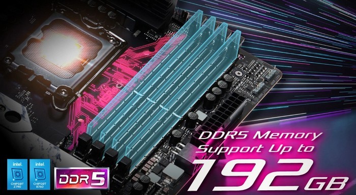 华擎宣布：旗下 700 和 600 系列主板支持单条48GB DDR5大内存