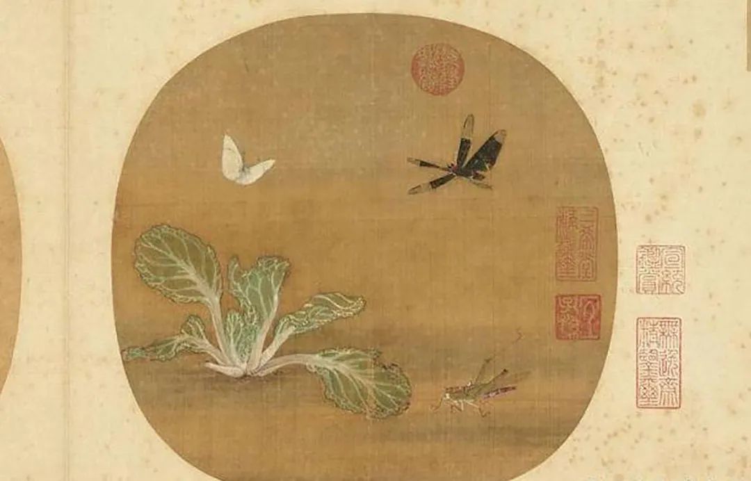 许迪（宋）作品《野蔬草虫》 台北故宫博物院 藏 ©图源网络