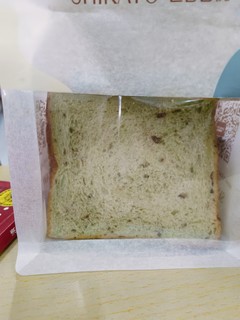 早餐吃的抹茶红豆吐司🍞