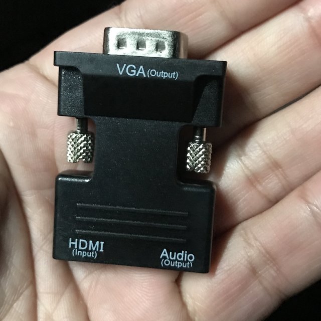 HDMI转VGA线的使用感受