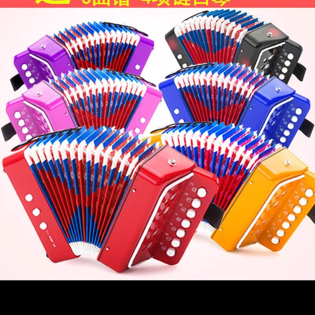 天义小手风琴儿童学生巴扬手拉专业音乐器初学者演奏入门迷你玩具