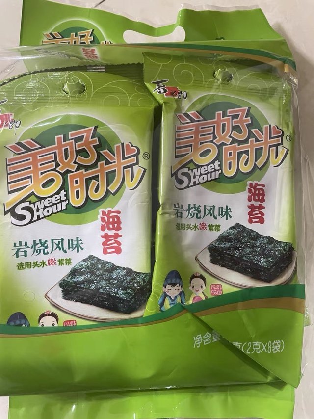 这个零食海苔真不错