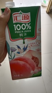 易烊千玺同款汇源100%桃汁两联包1L*2盒饮料