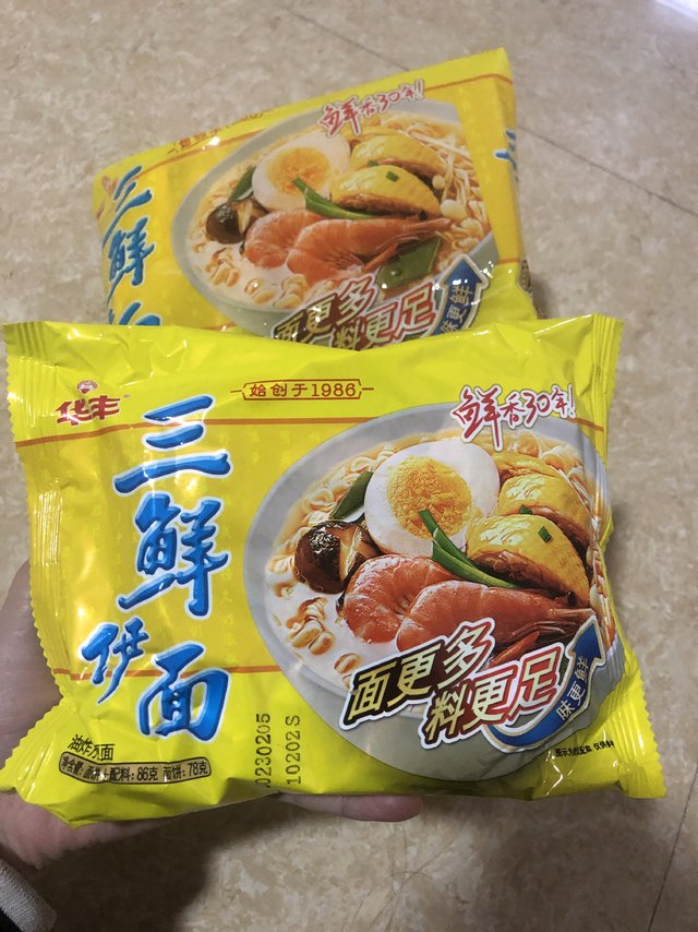 就是这个味华丰三鲜面永远的神