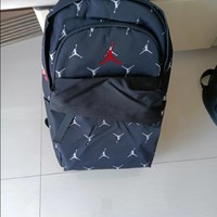 耐克NIKE男女通款双肩包旅行包JORDAN休闲包FB9381-010正黑色中号