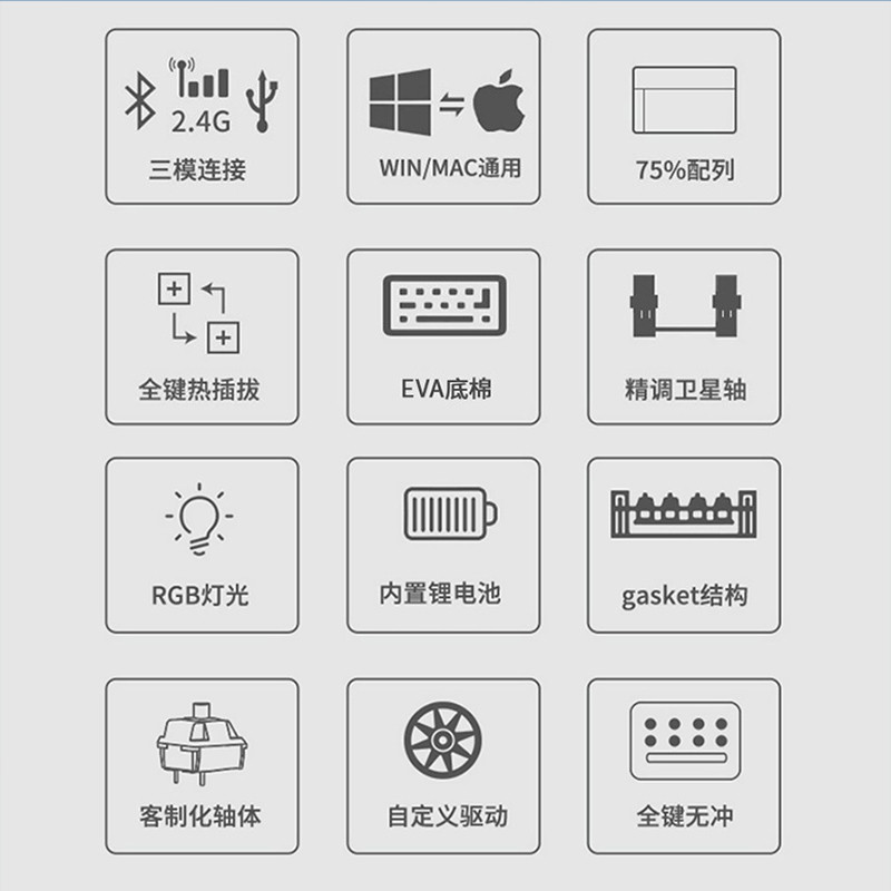 200元出头的平价好用75配列键盘——雷咖泽KW75S