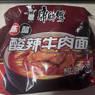 酸爽开胃—康师傅酸辣牛肉面