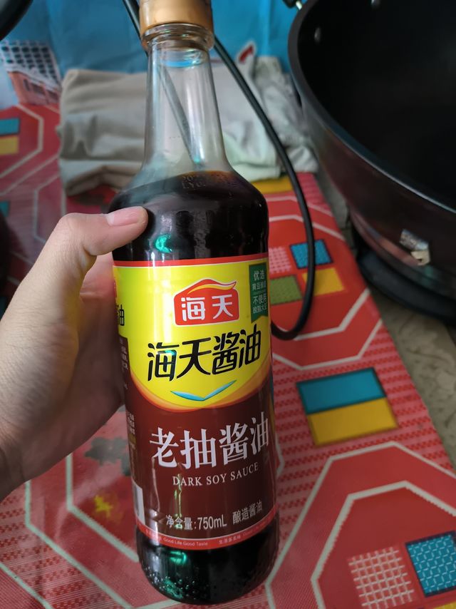 海天老抽酱油500ml*12瓶整箱批发家用炒菜上