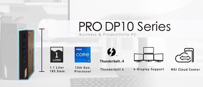 微星发布 Pro DP10 系列准系统，仅1.1升，酷睿P/U系列