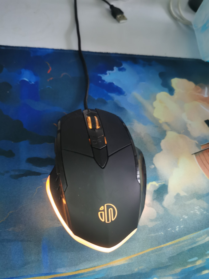 英菲克pw1 升级版鼠标怎么样 炫彩静音电竞有线鼠标_什么值得买