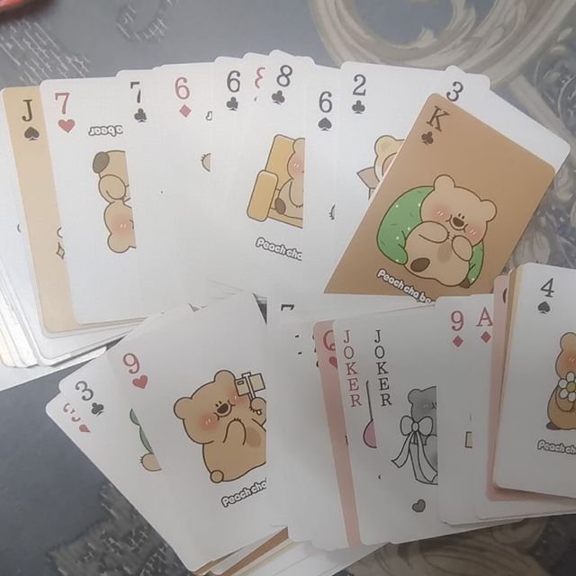 超级可爱的扑克牌呦