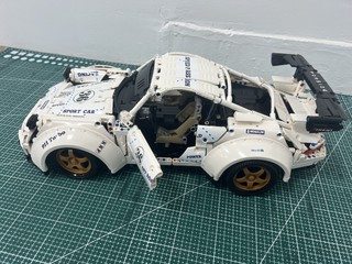 MOC 设计高砖911积木跑车