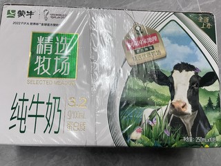 精选牧场，升级款蒙牛牛奶