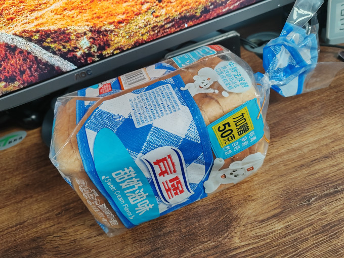 宾堡甜奶油味切片面包早餐营养更均衡