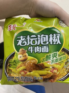 统一老坛泡椒牛肉面