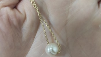 非常喜欢的一款项链,小珍珠浑圆饱满