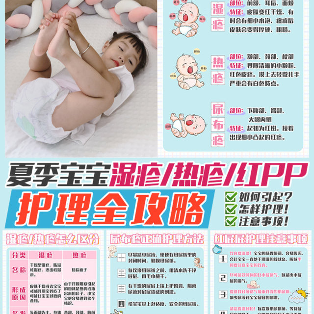 夏季宝宝红PP？三胎宝妈正确护理一篇全解!