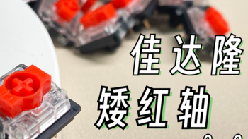 键盘 篇七：佳达隆矮轴系列2.0，矮轴键盘第二春！挖掘春日宝藏好物，佳达隆矮红轴。