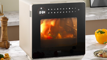 日用电器 篇十：德国AUG奥优格蒸、烤、炸三合一家用蒸烤箱，小身材、功能全、蕴含大能量！ 