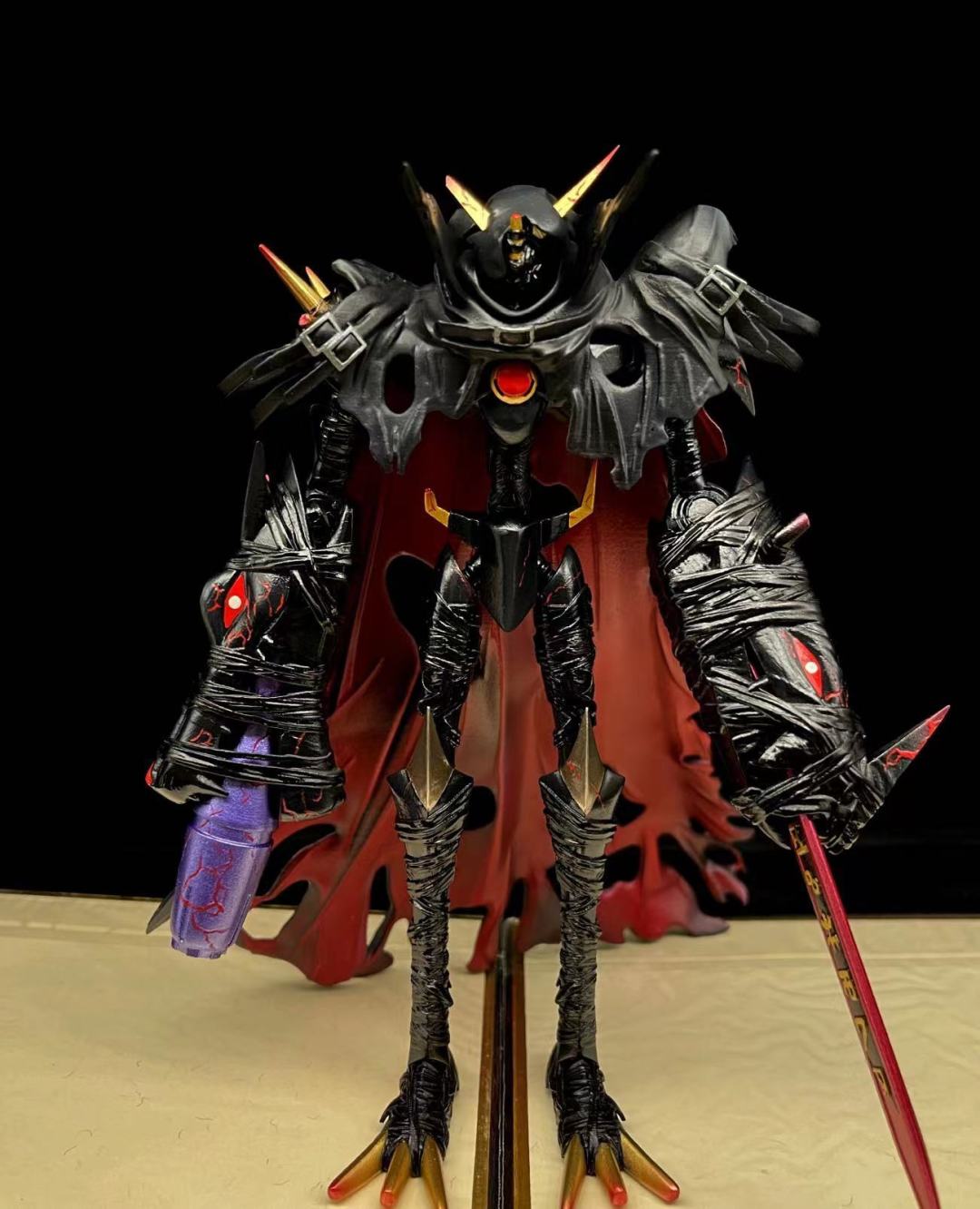 奥米加兽兹瓦特战损形态数码宝贝3d打印白模