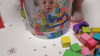 hape80片桶装彩色积木，让宝宝童年充满色彩！