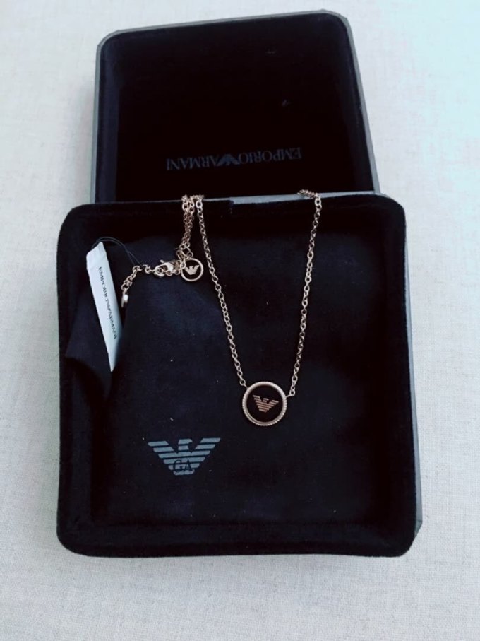 阿玛尼时尚项链怎么样 看了好久,终于下单了,实物比图._什么值得买