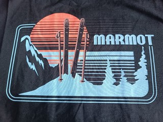 Marmot T恤 晒单