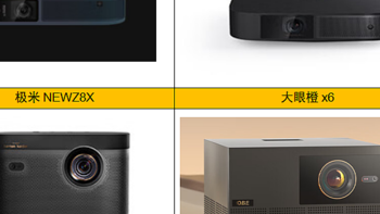 极米NEW Z8X极米Z6X Pro极米NEW Z6X大眼橙X6 智能投影仪哪款好
