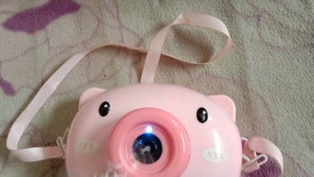 粉嫩可爱的小猪猪泡泡机，小朋友超级喜欢