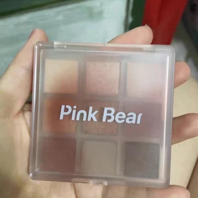 pinkbear眼影盘爆款九色库洛米化妆品七色哑