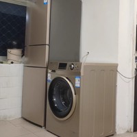 海尔冰洗套装218升三门冰箱+10公斤变频滚筒洗衣机家电套餐组合