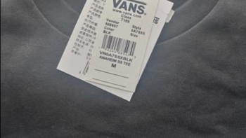 vansVans范斯官方 男女情侣短袖T恤黑色春季格纹印花 黑色 M